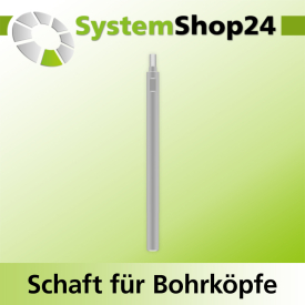 Systemshop24 Schaft für Bohrköpfe D15-30mm mit...