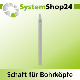 Systemshop24 Schaft für Bohrköpfe D15-30mm mit...