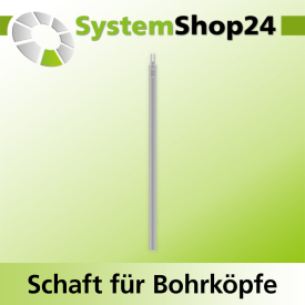Systemshop24 Schaft für Bohrköpfe D15-30mm mit...