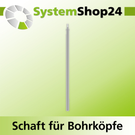 Systemshop24 Schaft für Bohrköpfe D15-30mm mit...