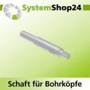 Systemshop24 Schaft für Bohrköpfe D31-49mm mit...