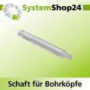 Systemshop24 Schaft für Bohrköpfe D31-49mm mit...