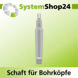 Systemshop24 Schaft für Bohrköpfe D31-49mm mit...