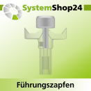 Systemshop24 Führungszapfen D20mm NL12mm GL34mm S6mm