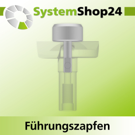 Systemshop24 Führungszapfen D22mm NL12mm GL34mm S6mm