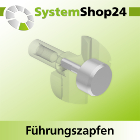 Systemshop24 Führungszapfen D22mm NL12mm GL34mm S6mm