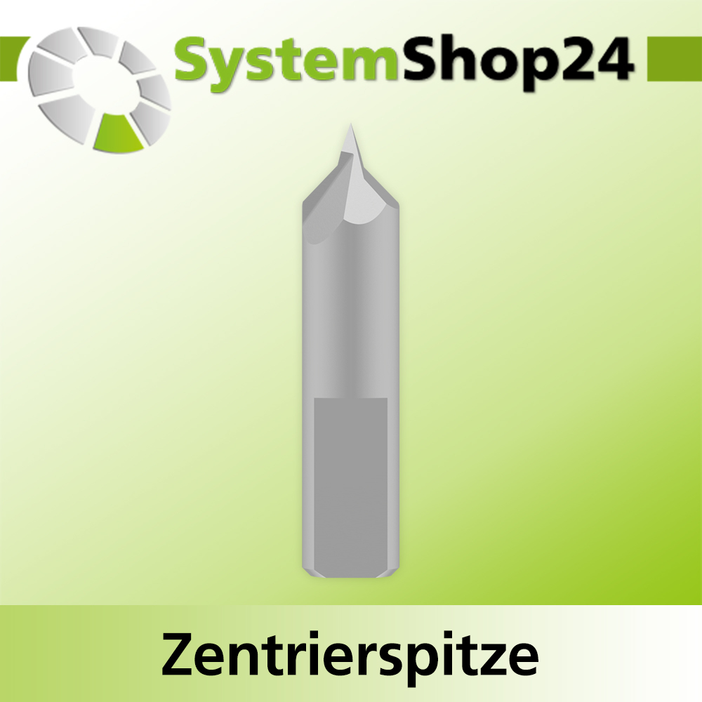 Systemshop24 Zentrierspitze HSS M2 D6mm GL28mm