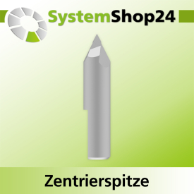 Systemshop24 Zentrierspitze HSS M2 D6mm GL28mm