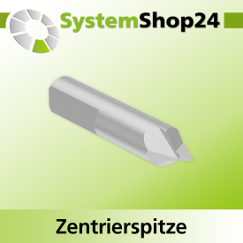 Systemshop24 Zentrierspitze HSS M2 D6mm GL28mm
