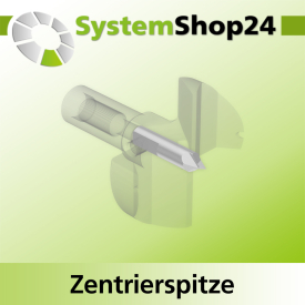 Systemshop24 Zentrierspitze HSS M2 D6mm GL28mm