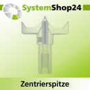 Systemshop24 Zentrierspitze HSS M2 D6mm GL28mm