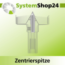 Systemshop24 Zentrierspitze HSS M2 D6mm GL28mm