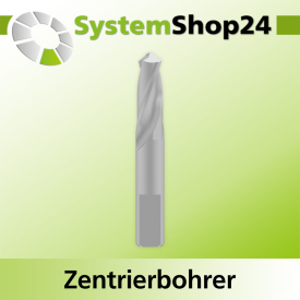 Systemshop24 Zentrierbohrer mit Dachformspitze HSS M2...