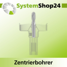 Systemshop24 Zentrierbohrer mit Dachformspitze HSS M2...