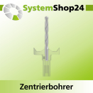 Systemshop24 Zentrierbohrer mit Dachformspitze HSS M2...