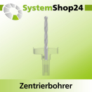 Systemshop24 Zentrierbohrer mit Dachformspitze HSS M2...