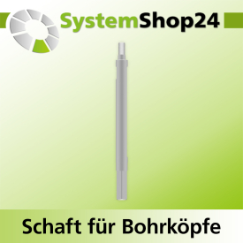 Systemshop24 Schaft für Bohrköpfe D15-30mm mit...