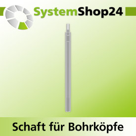 Systemshop24 Schaft für Bohrköpfe D15-30mm mit...