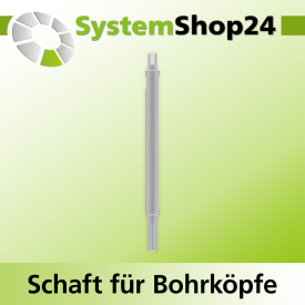 Systemshop24 Schaft für Bohrköpfe D31-49mm mit...