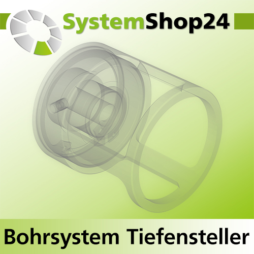 Systemshop24 Tiefensteller für Bohrköpfe D15-45mm d10-12,7mm (1/2")