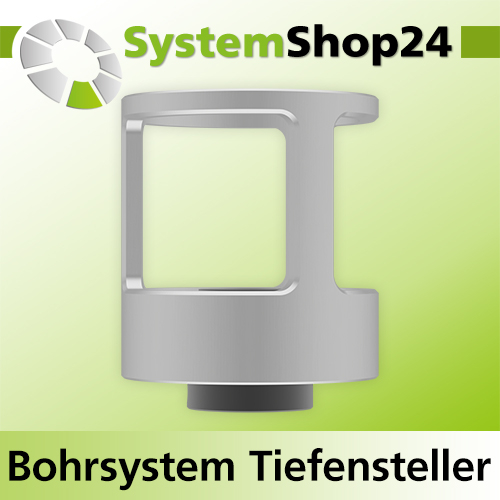 Systemshop24 Tiefensteller für Bohrköpfe D15-45mm d10-12,7mm (1/2")