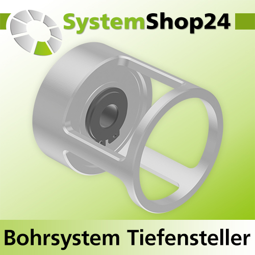 Systemshop24 Tiefensteller für Bohrköpfe D15-45mm d10-12,7mm (1/2")