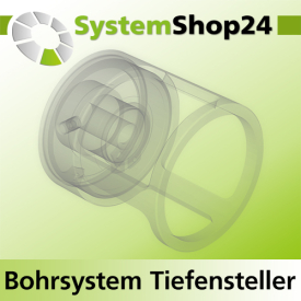 Systemshop24 Tiefensteller für Bohrköpfe D15-45mm d10-12,7mm (1/2")