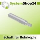 Systemshop24 Schaft für Bohrköpfe D15-30mm mit...