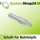 Systemshop24 Schaft für Bohrköpfe D31-49mm mit...