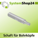 Systemshop24 Schaft für Bohrköpfe D15-30mm mit...